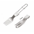 Folding Titanium Fork Curved